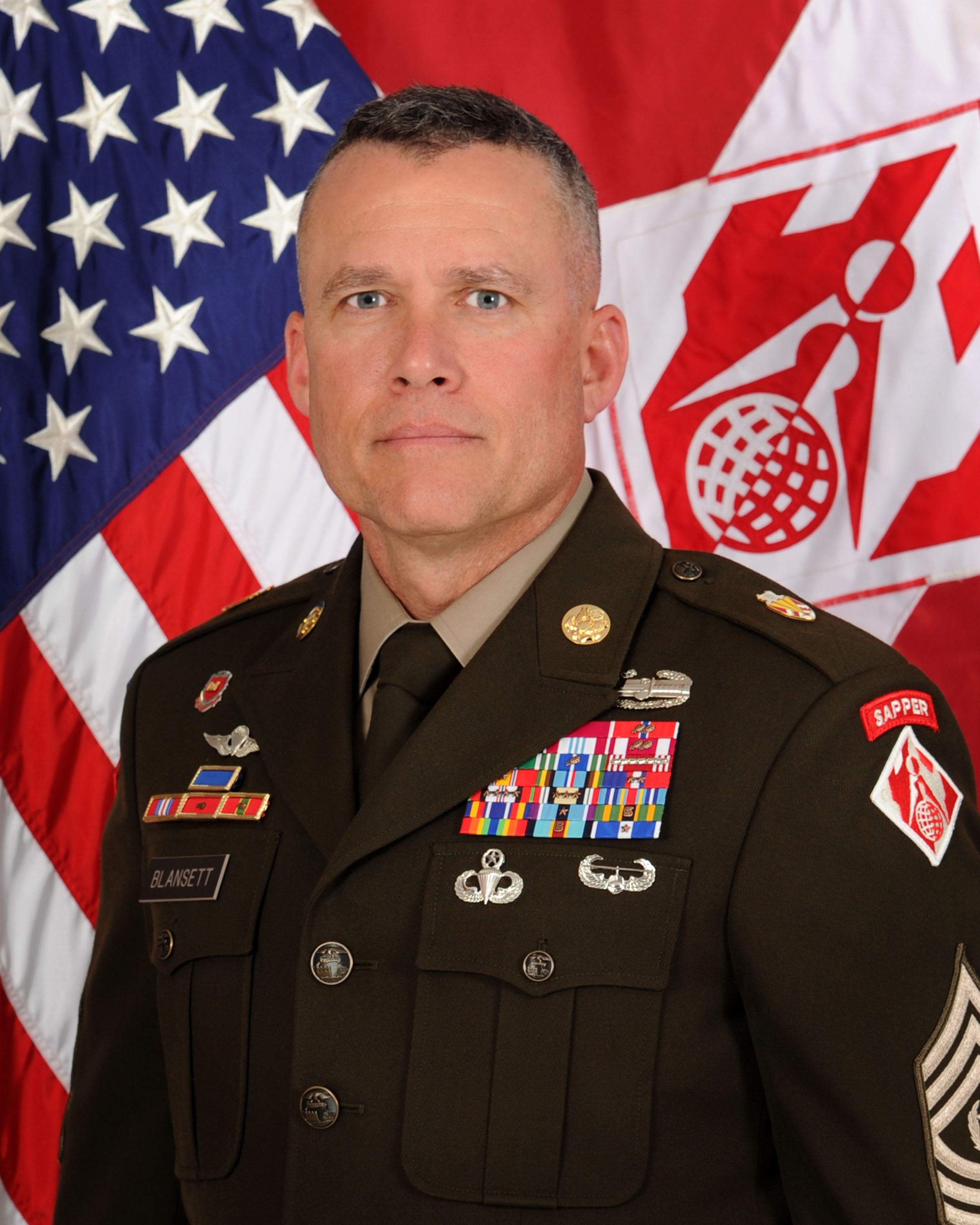 Command Sgt. Maj. Chad C. Blansett